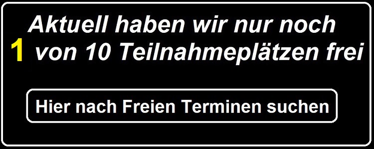 nur noch 1 freie Teilnahmeplätze