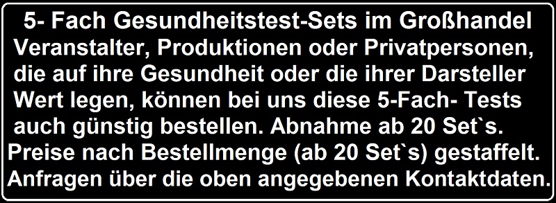 Verkauf von Gesundheitstests-im Grosshandel