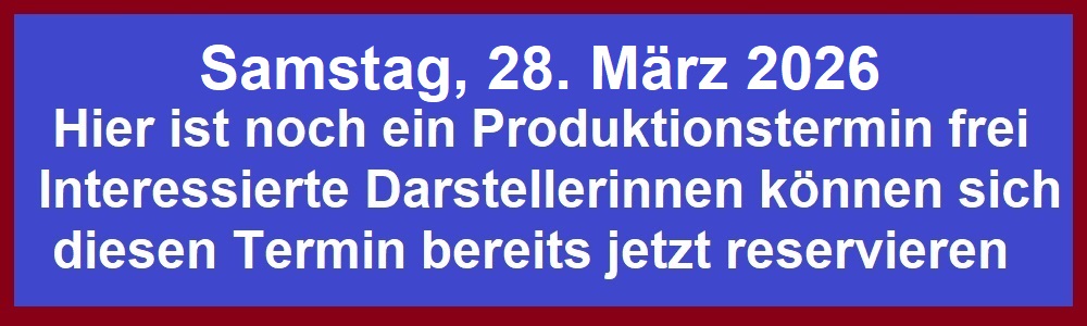 TERMIN IN PLANUNG