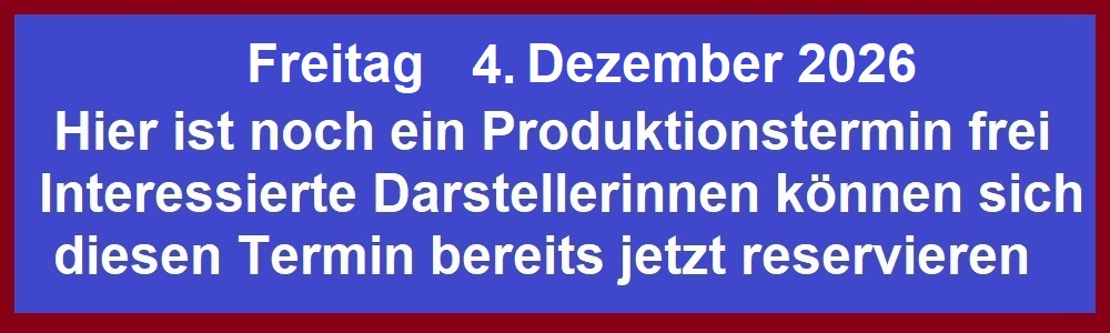 TERMIN IN PLANUNG