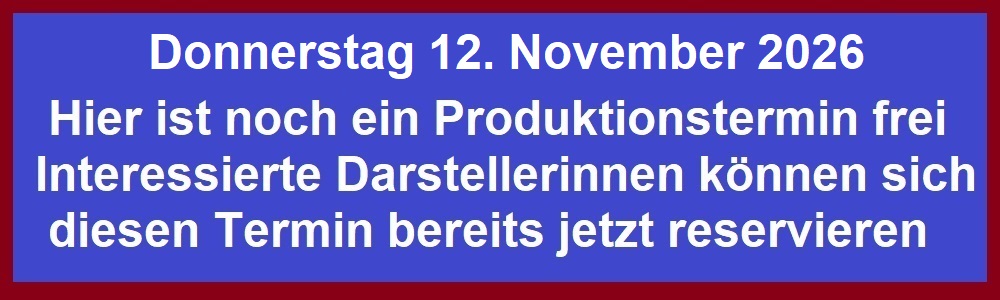 TERMIN IN PLANUNG