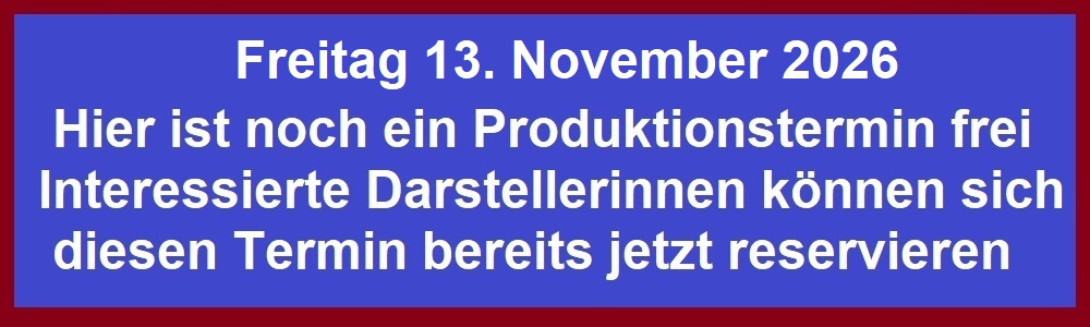 TERMIN IN PLANUNG