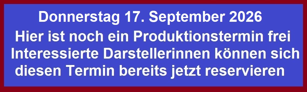 TERMIN IN PLANUNG