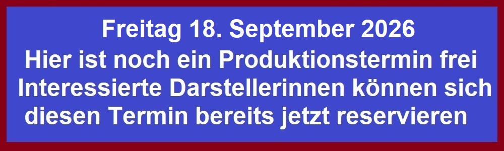 TERMIN IN PLANUNG