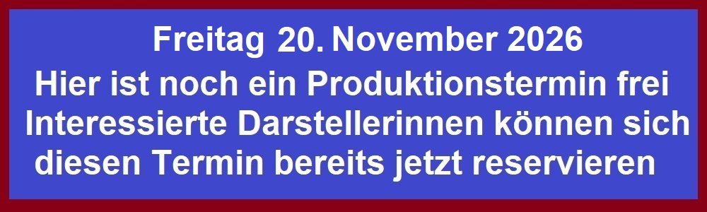 TERMIN IN PLANUNG