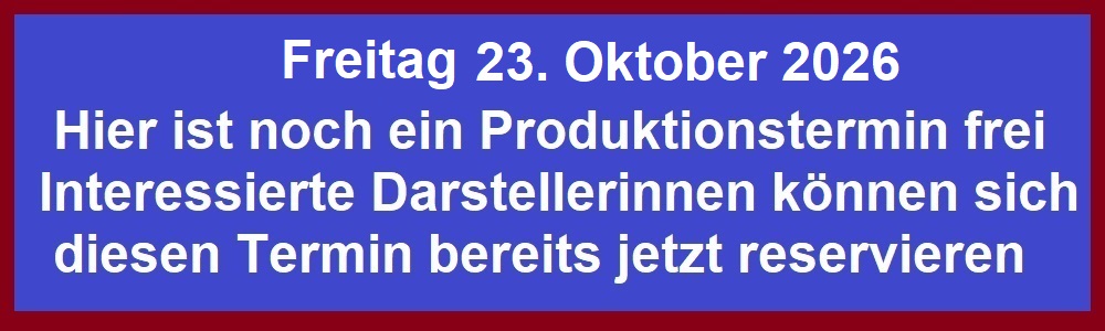TERMIN IN PLANUNG