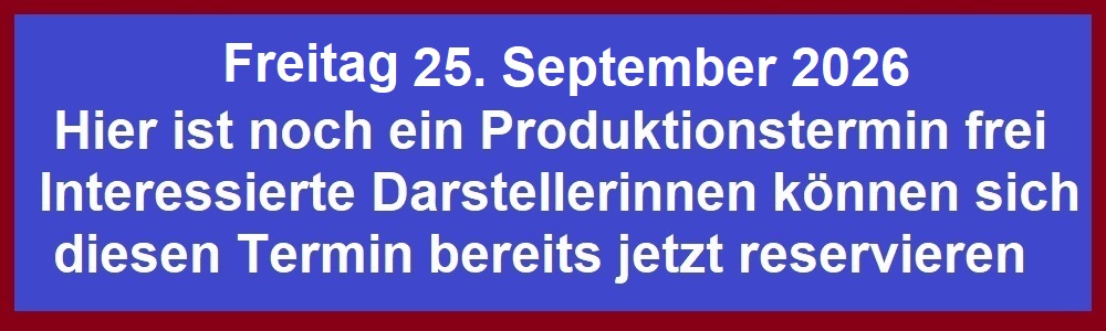 TERMIN IN PLANUNG